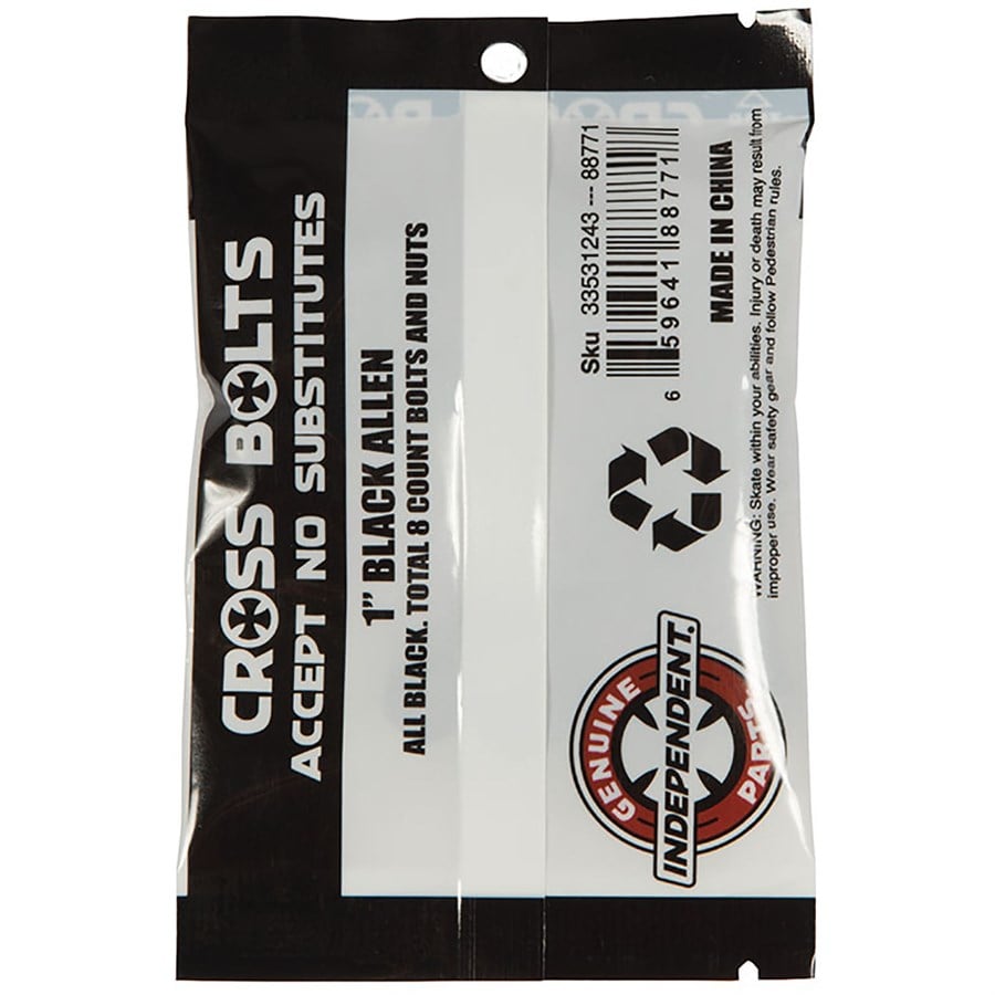 Independent Genuine Parts 1" Allen Skateboard Hardware