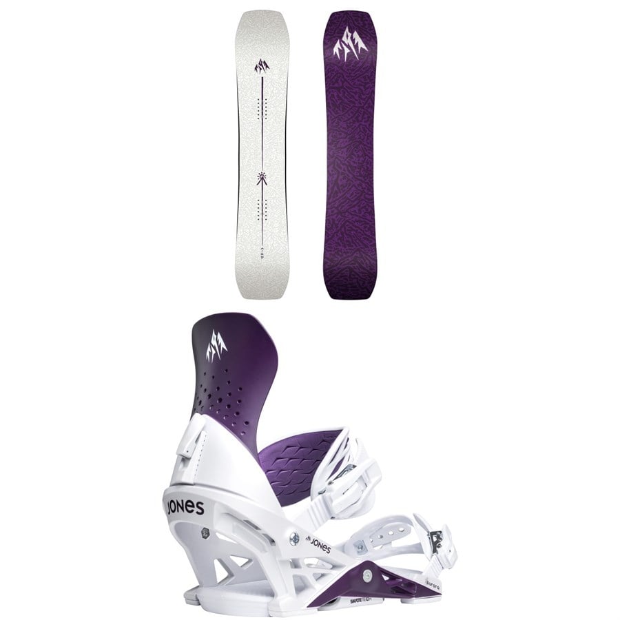 Jones Airheart 2.0 Snowboard + Aurora Snowboard Bindings - Women's 2026