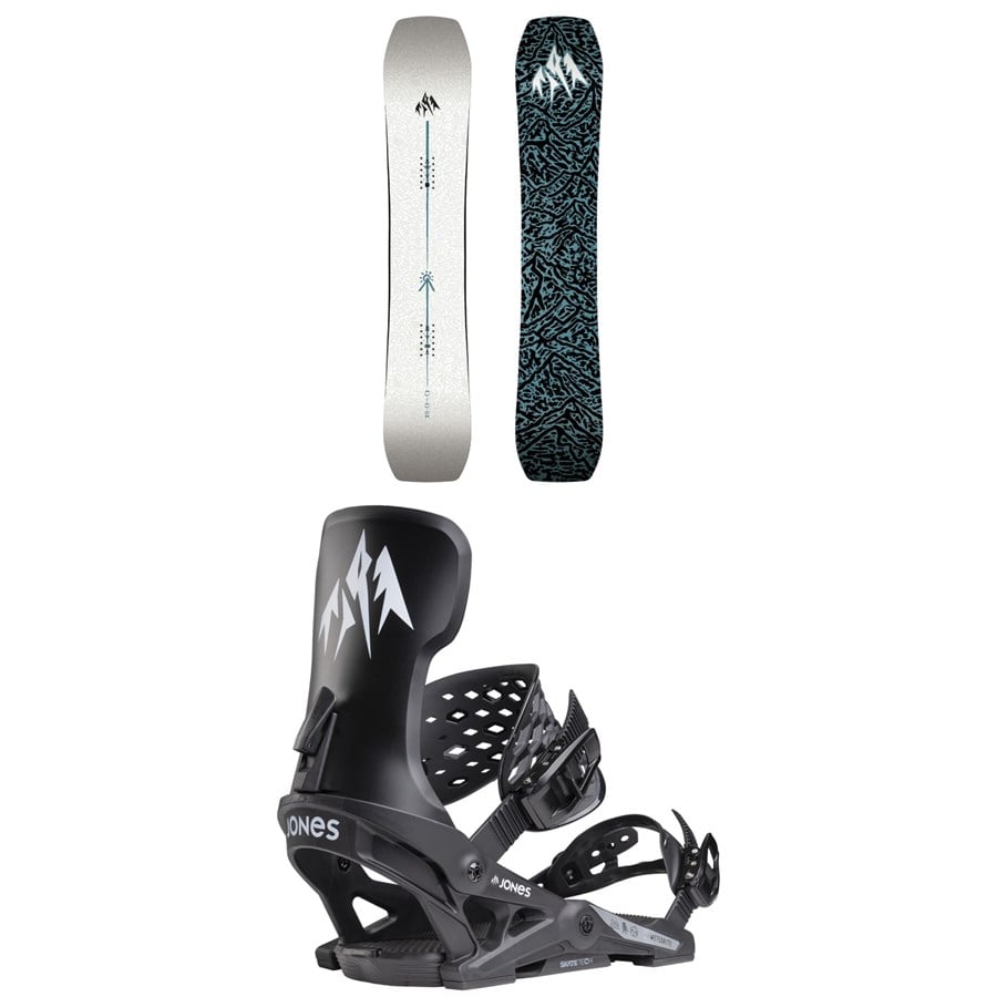 Jones Aviator 2.0 Snowboard + Meteorite Snowboard Bindings 2026