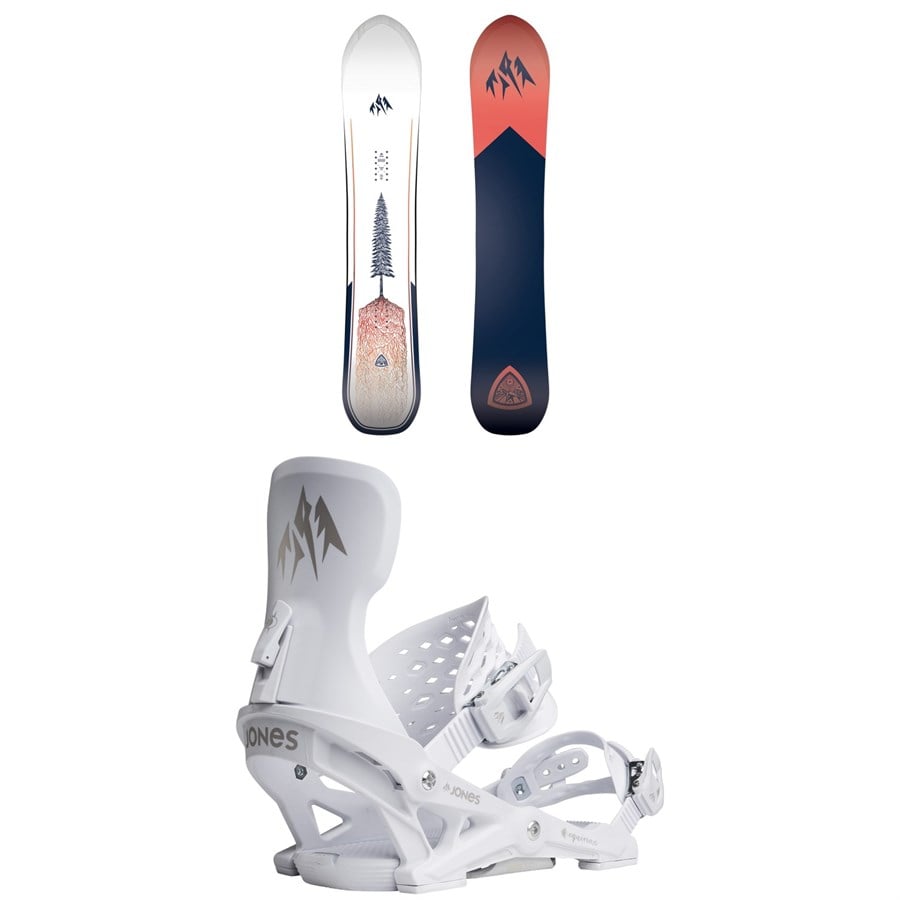 Jones Dream Weaver 2.0 Snowboard + Equinox Snowboard Bindings - Women's 2026