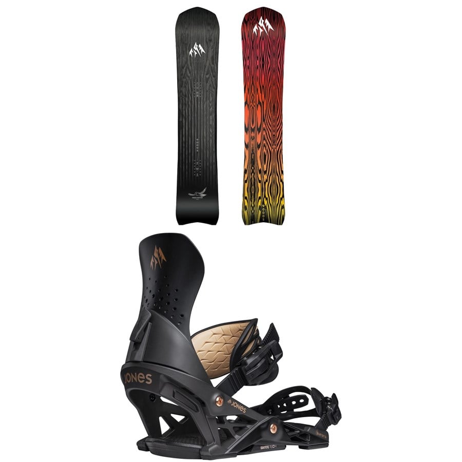 Jones Freecarver 9000S Snowboard + Aurora Snowboard Bindings - Women's 2026