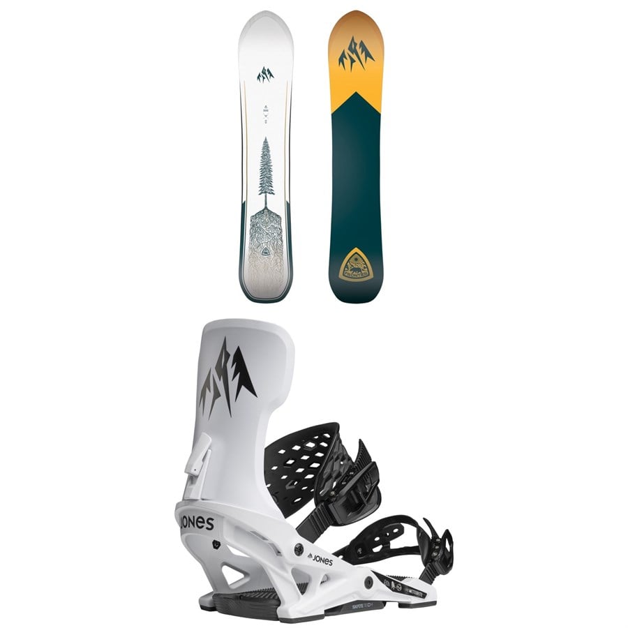 Jones Frontier 2.0 Snowboard + Meteorite Snowboard Bindings 2026