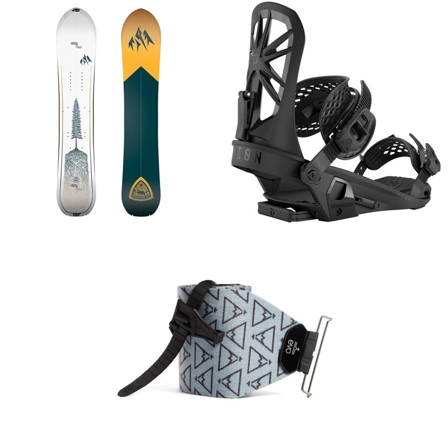 Jones Frontier 2.0 Splitboard + Union Explorer Splitboard Bindings + Evo X Pomoca Pro Glide Splitboard Skins 2026