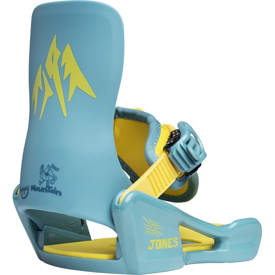 Jones Happy Mountain Snowboard + Happy Mountain One Strap Snowboard Bindings - Kids' 2026
