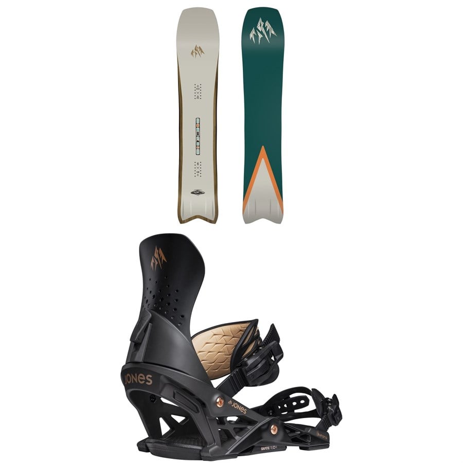 Jones Hovercraft 2.0 Snowboard + Aurora Snowboard Bindings - Women's 2026