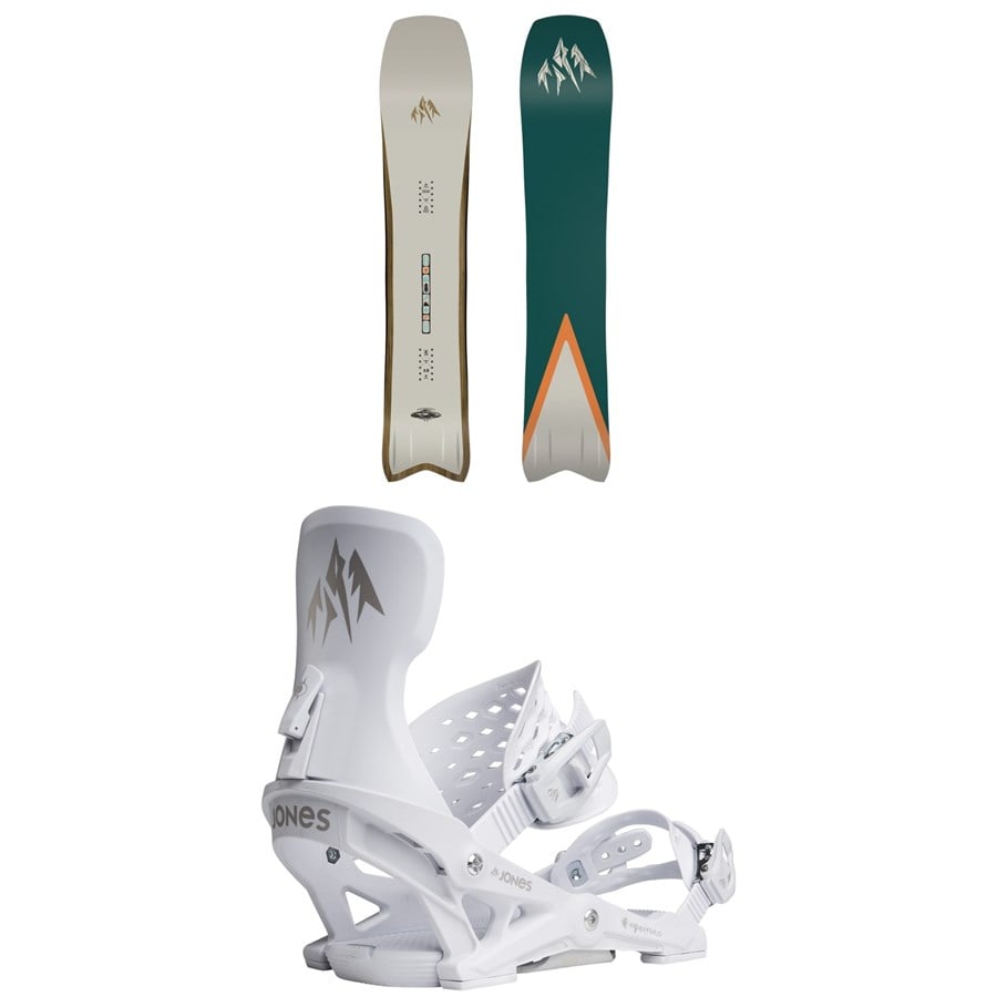 Jones Hovercraft 2.0 Snowboard + Equinox Snowboard Bindings - Women's 2026