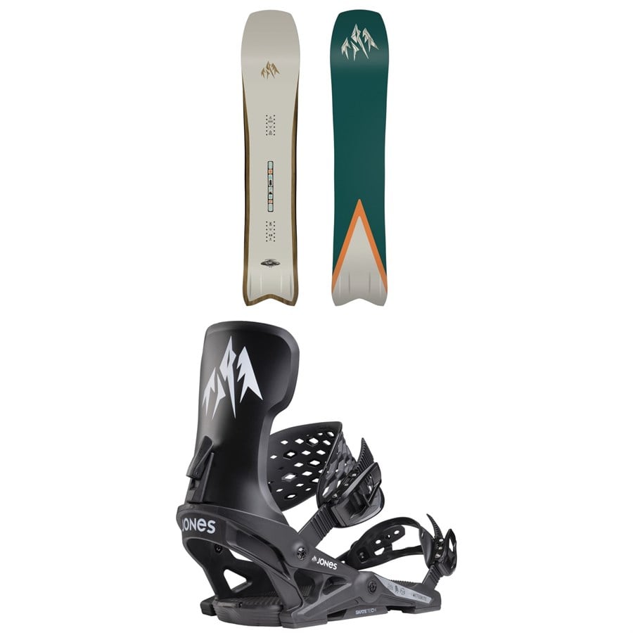 Jones Hovercraft 2.0 Snowboard + Meteorite Snowboard Bindings