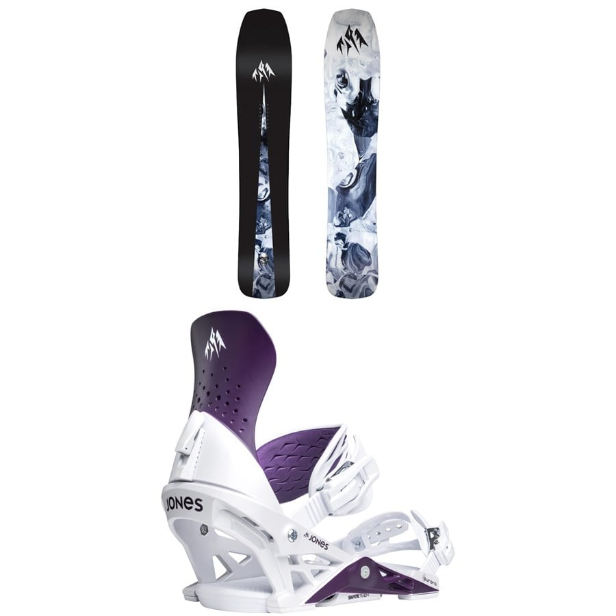 Jones Mind Expander Snowboard + Aurora Snowboard Bindings - Women's 2026