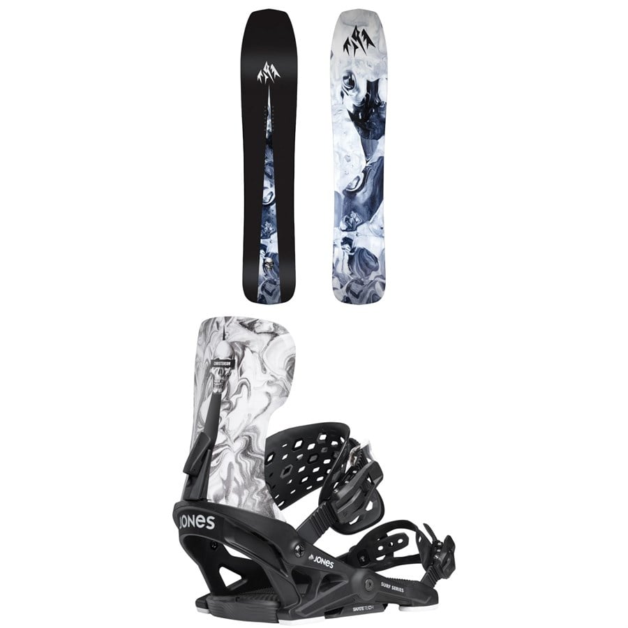 Jones Mind Expander Snowboard + Meteorite Surf Series Snowboard Bindings 2026