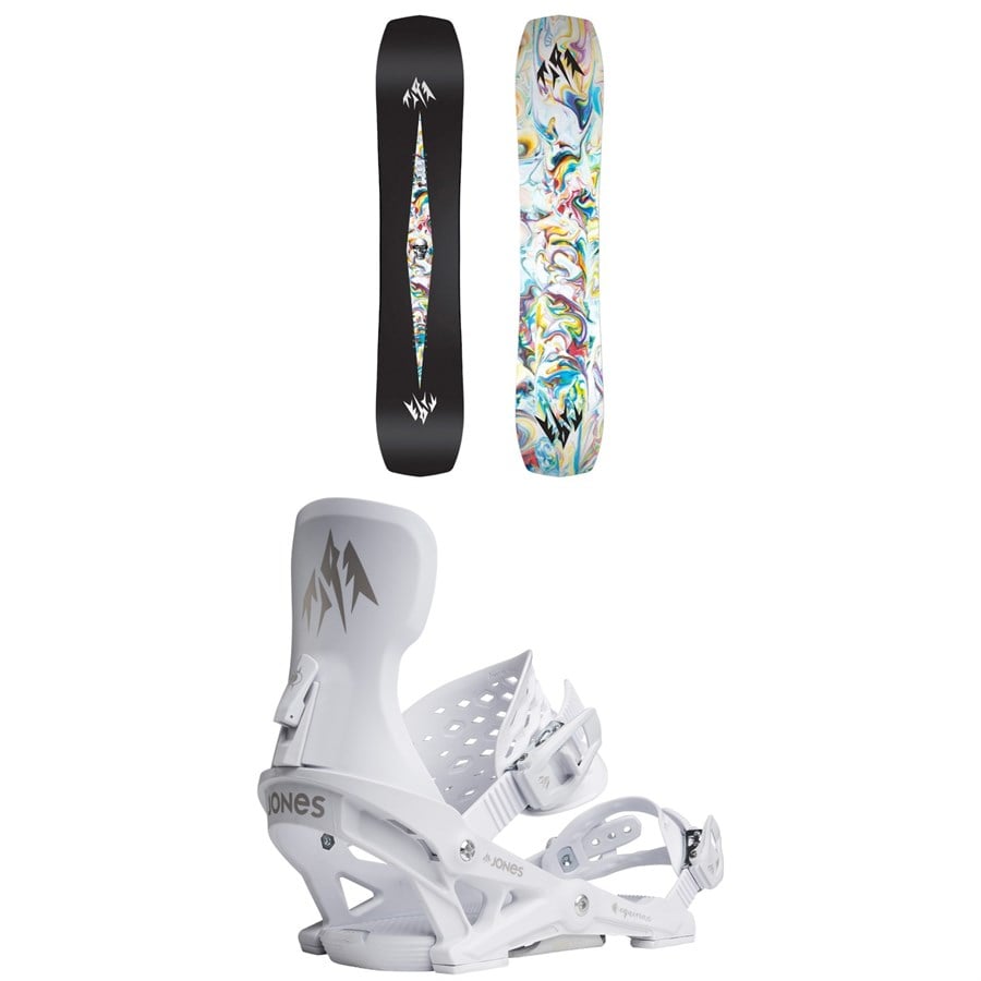Jones Mind Expander Twin Snowboard + Equinox Snowboard Bindings - Women's 2026