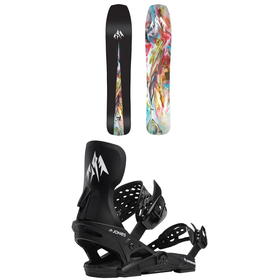 Jones Mini Mind Expander Snowboard + Asteroid Snowboard Bindings - Kids' 2026