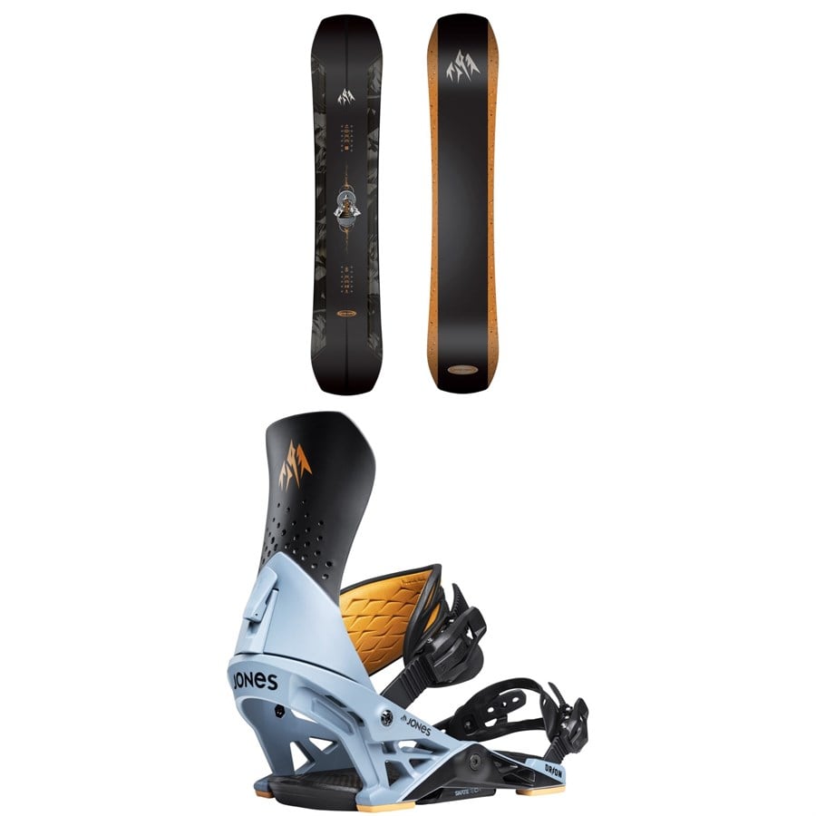 Jones Mountain Twin Pro Snowboard + Orion Snowboard Bindings 2026