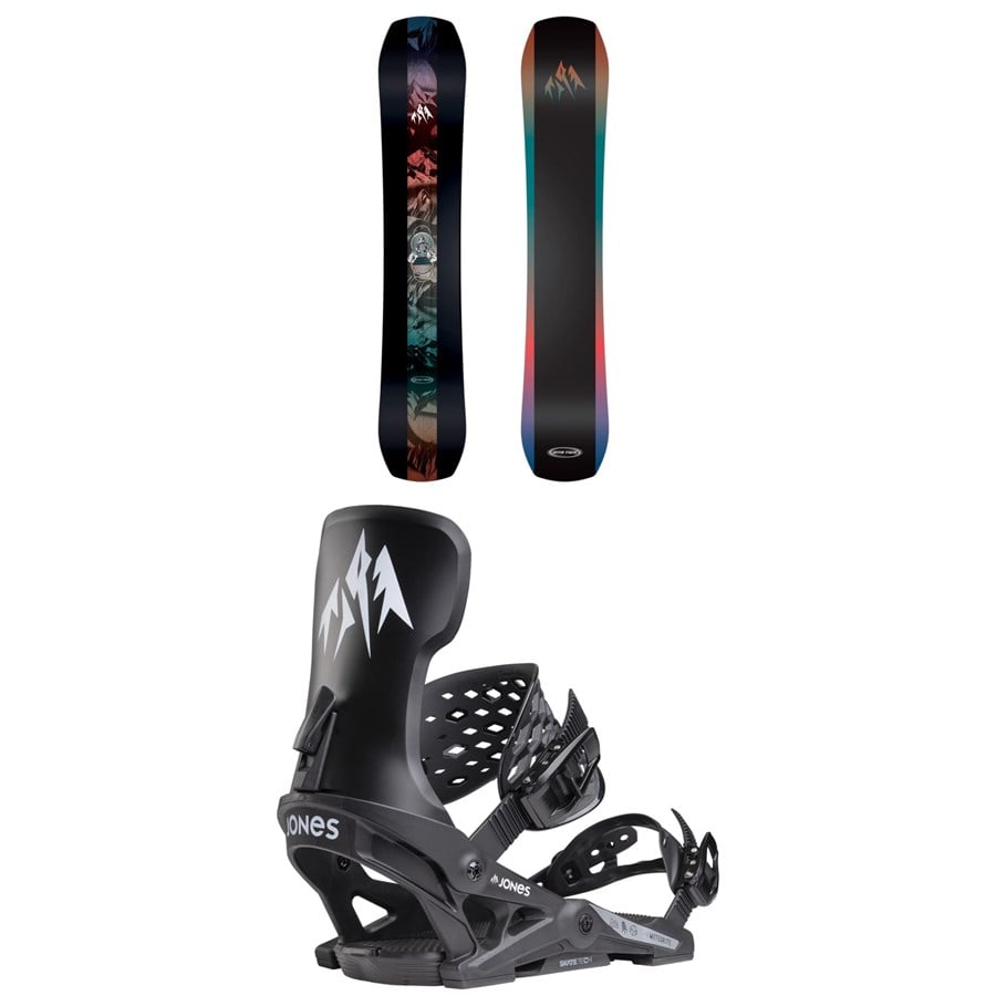 Jones Mountain Twin Snowboard + Meteorite Snowboard Bindings 2026