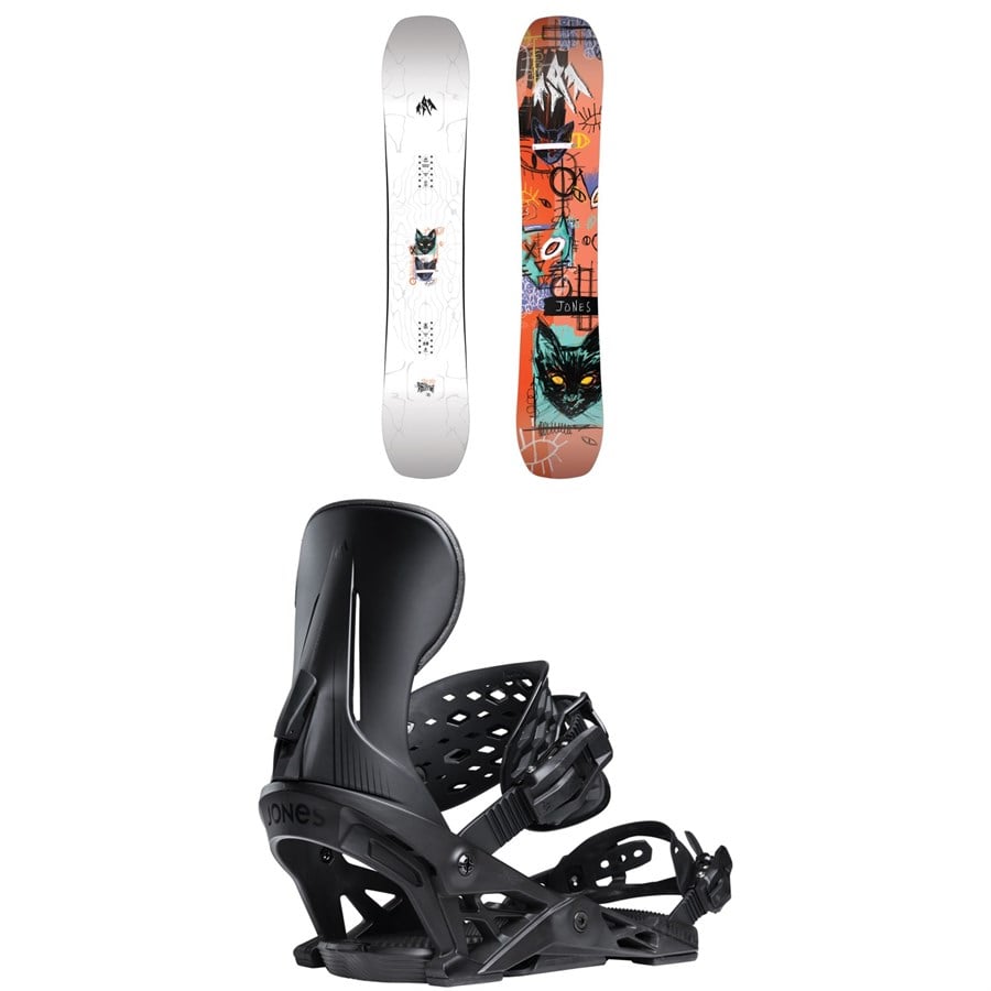 Jones Rally Cat Snowboard + Mercury Snowboard Bindings 2026