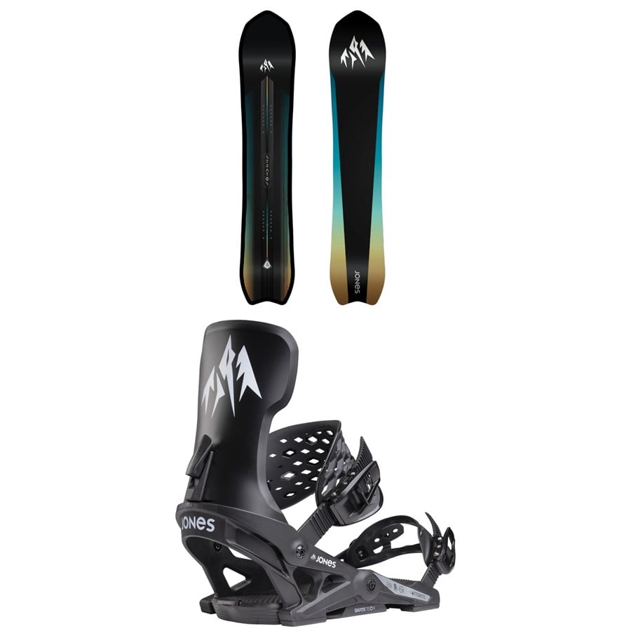 Jones Stratos Snowboard + Meteorite Snowboard Bindings 2026