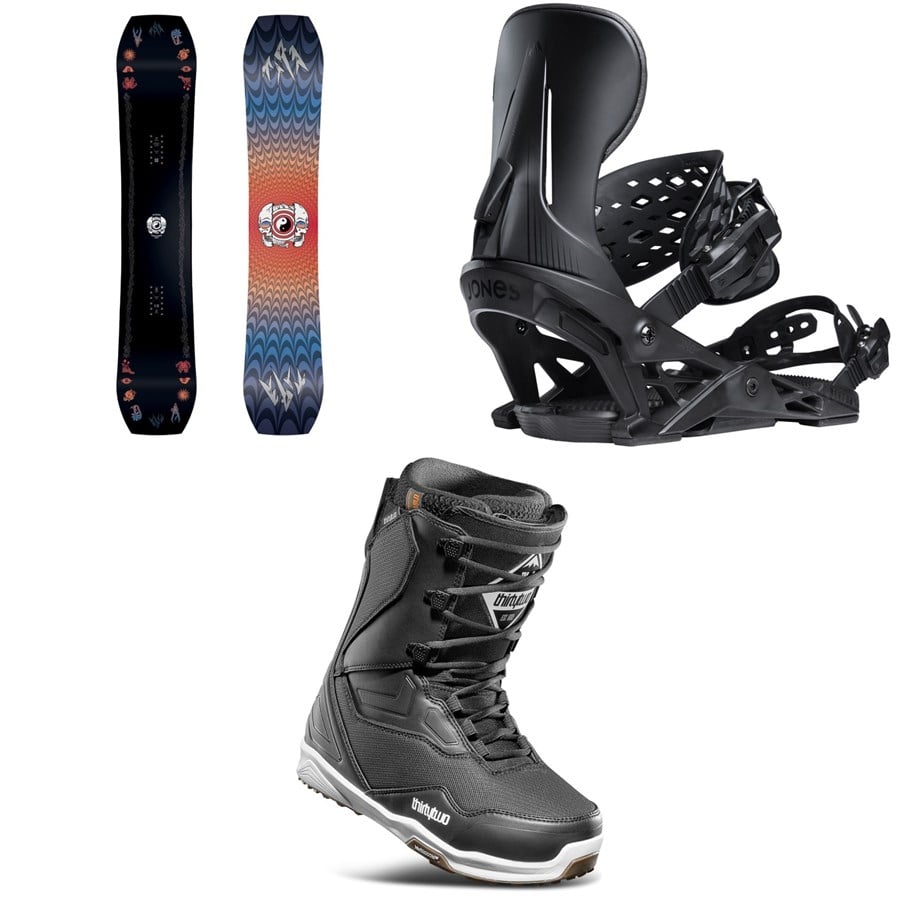 Jones Tweaker Pro Snowboard + Mercury Snowboard Bindings + thirtytwo TM-2 Snowboard Boots 2026