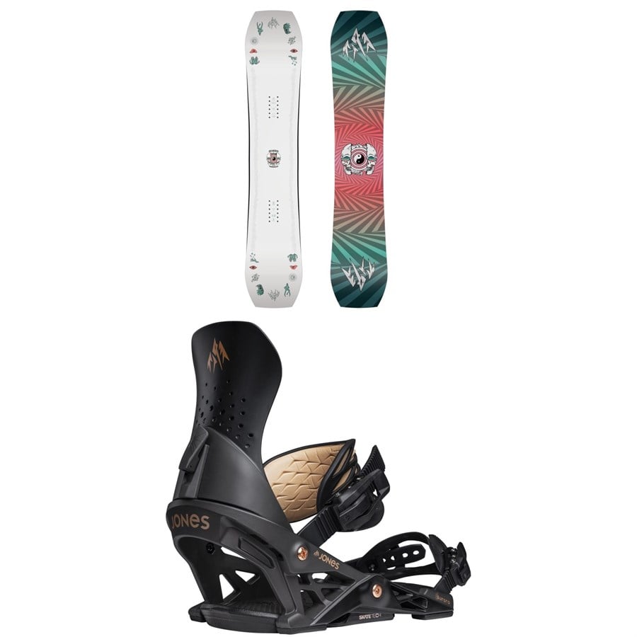 Jones Tweaker Snowboard + Aurora Snowboard Bindings - Women's 2026