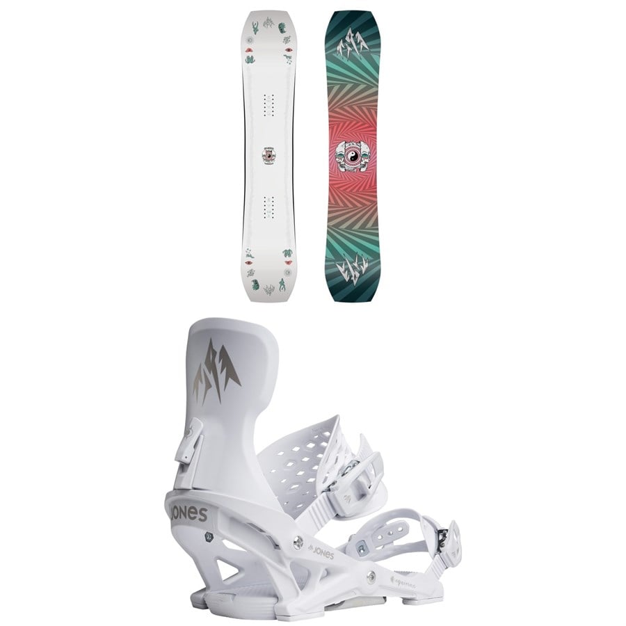 Jones Tweaker Snowboard + Equinox Snowboard Bindings - Women's 2026