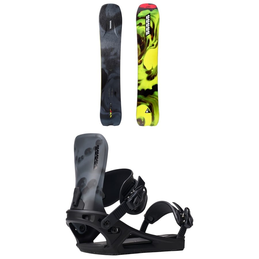 K2 Alchemist Snowboard + Program Snowboard Bindings 2026