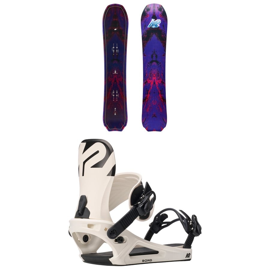 K2 Almanac Snowboard + Bond Snowboard Bindings 2026