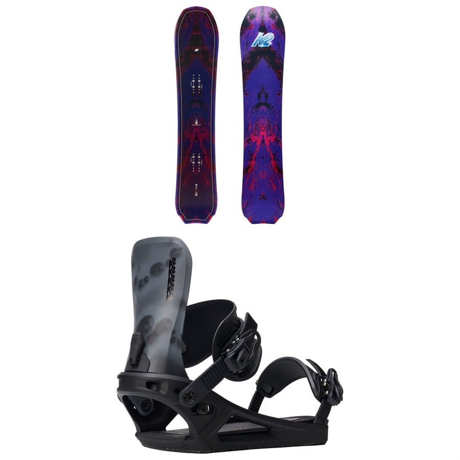 K2 Almanac Snowboard + Program Snowboard Bindings 2026