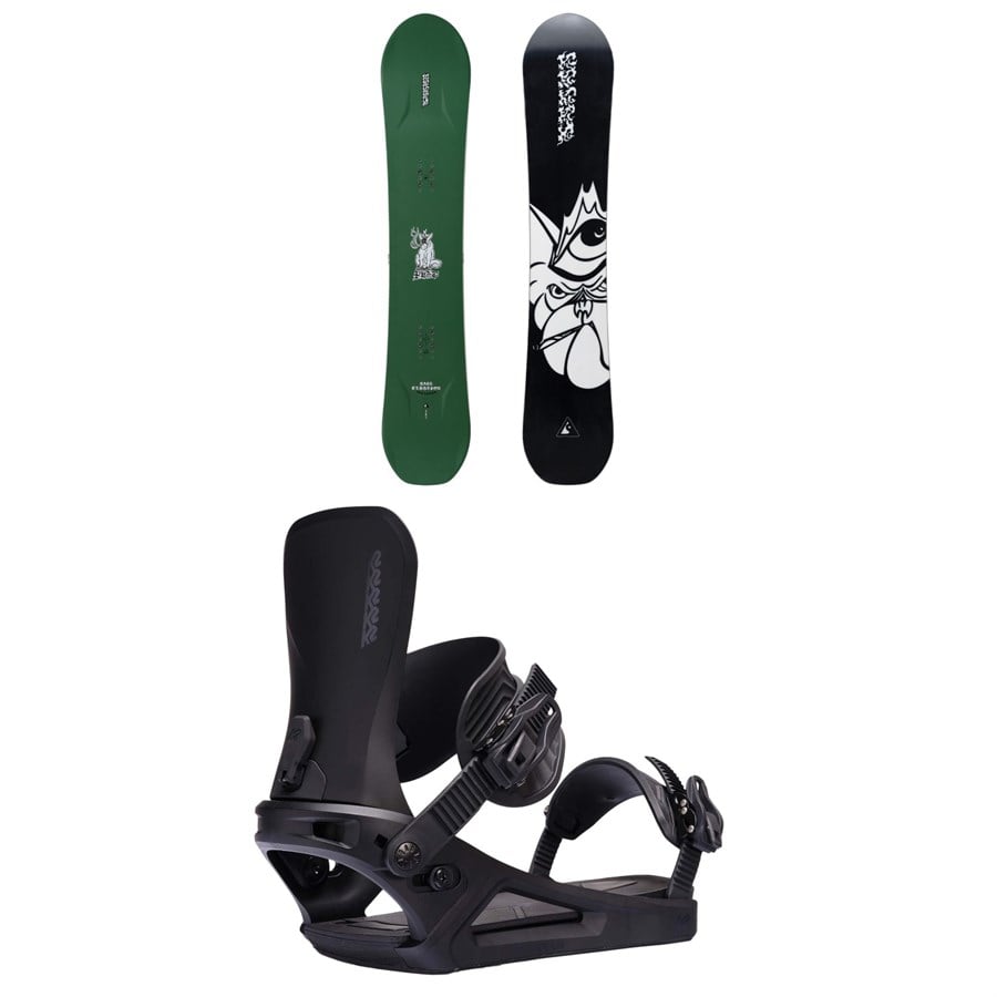 K2 Antidote x Gabe Ferguson Snowboard + Program Snowboard Bindings