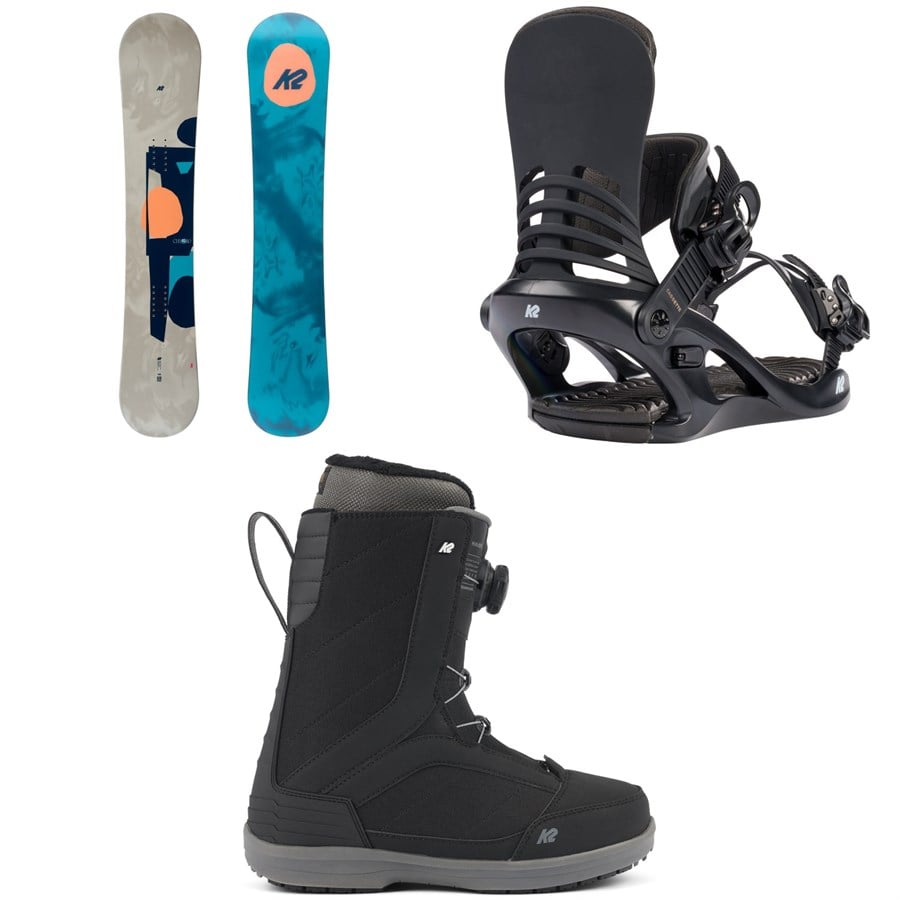 K2 Chloro Snowboard + Cassette Snowboard Bindings + Haven Snowboard Boots - Women's 2026