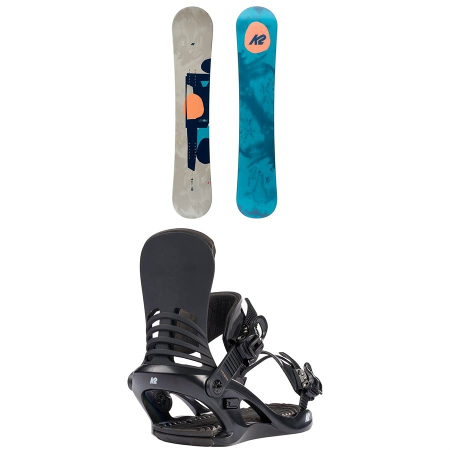 K2 Chloro Snowboard + Cassette Snowboard Bindings - Women's 2026