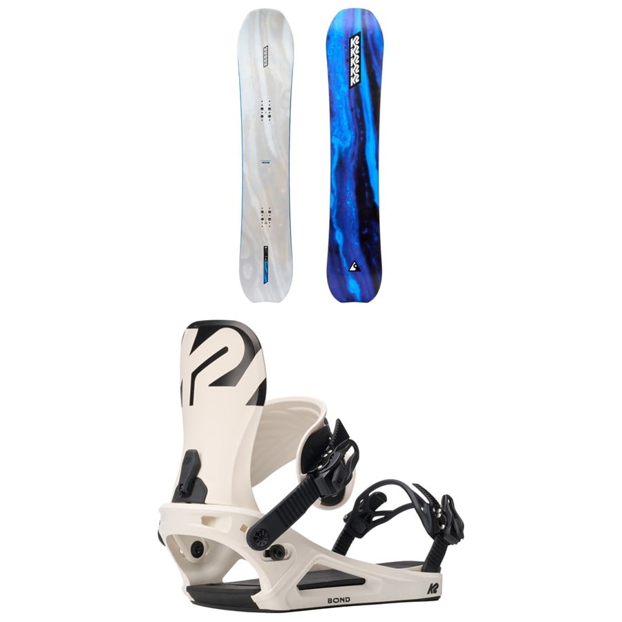 K2 Commonwealth Snowboard + Bond Snowboard Bindings 2026