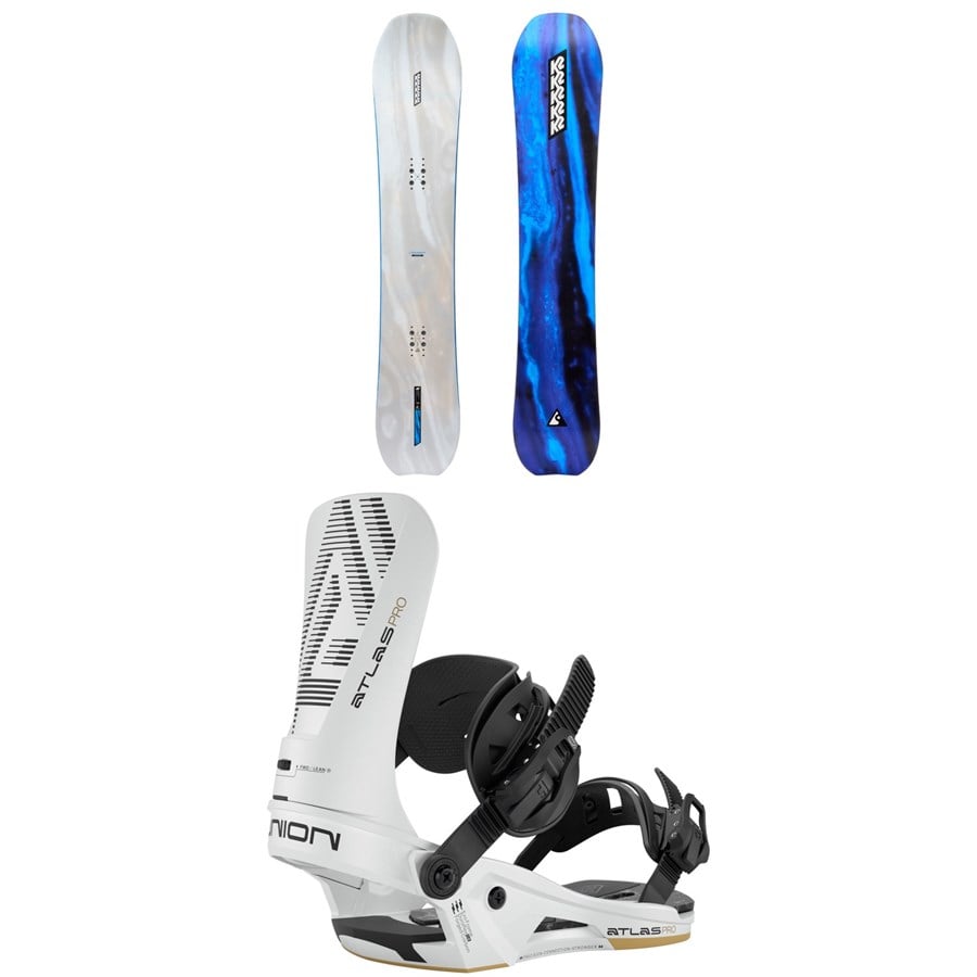 K2 Commonwealth Snowboard + Union Atlas Pro Snowboard Bindings 2026