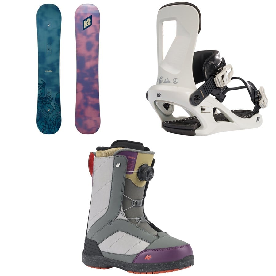 K2 Dreamsicle Snowboard + Bedford Snowboard Bindings + Haven Snowboard Boots - Women's