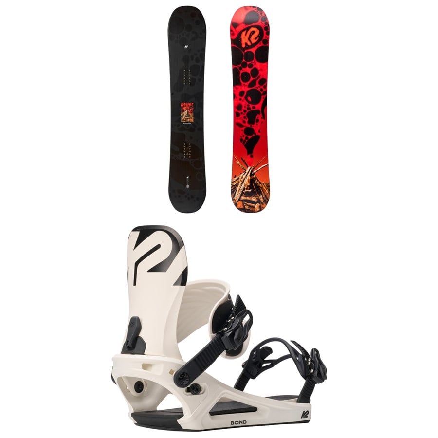 K2 Embassy Snowboard + Bond Snowboard Bindings 2026