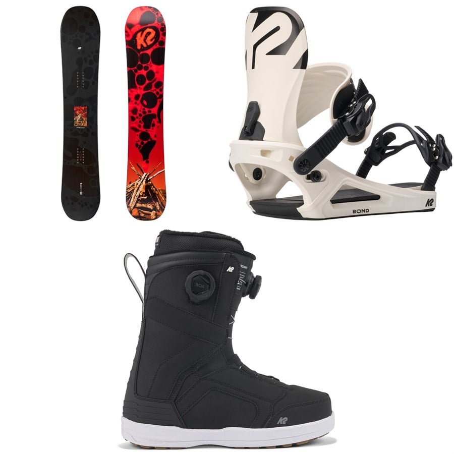 K2 Embassy Snowboard + Bond Snowboard Bindings + Boundary Snowboard Boots 2026