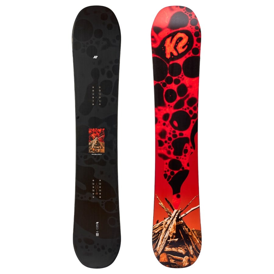 K2 Embassy Snowboard + Formula Snowboard Bindings + Overdraft Snowboard Boots 2026