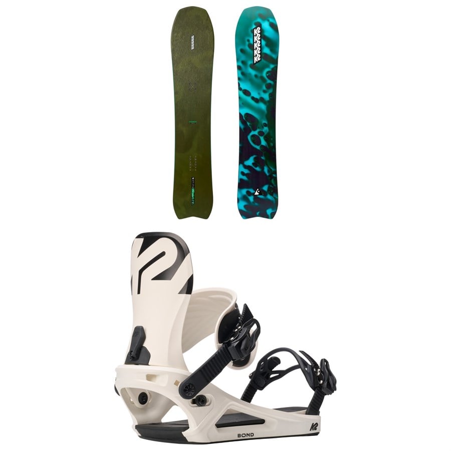 K2 Excavator Snowboard + Bond Snowboard Bindings 2026