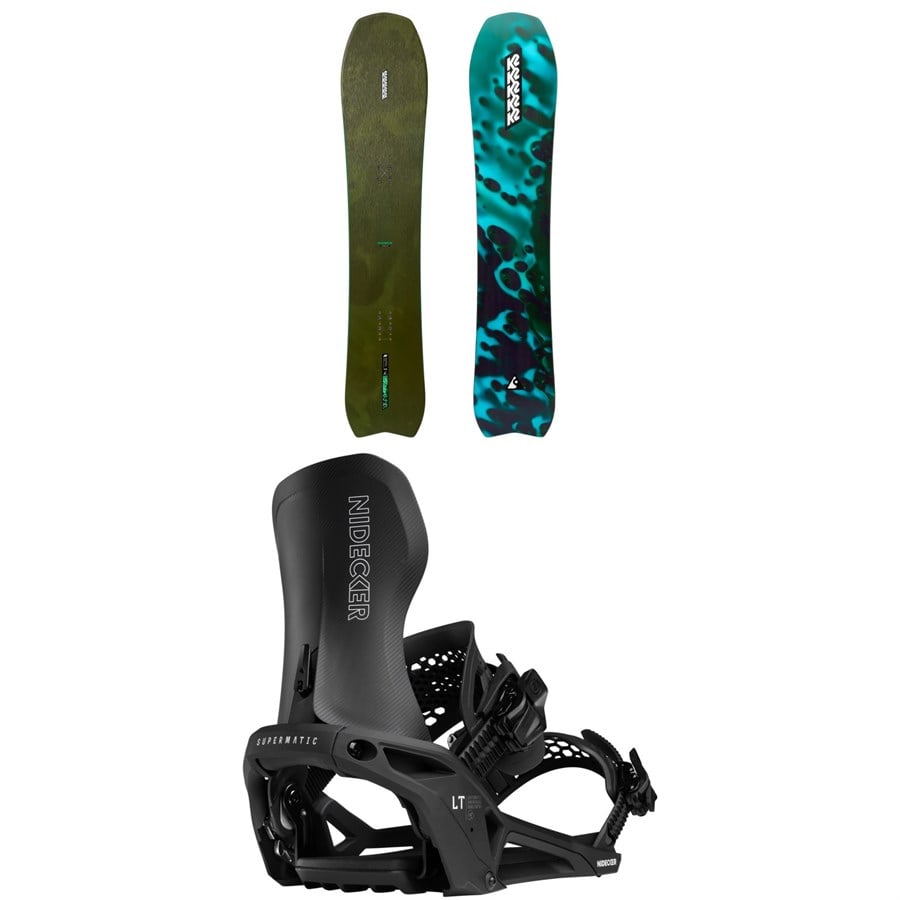 K2 Excavator Snowboard + Nidecker LT Supermatic Snowboard Bindings 2026