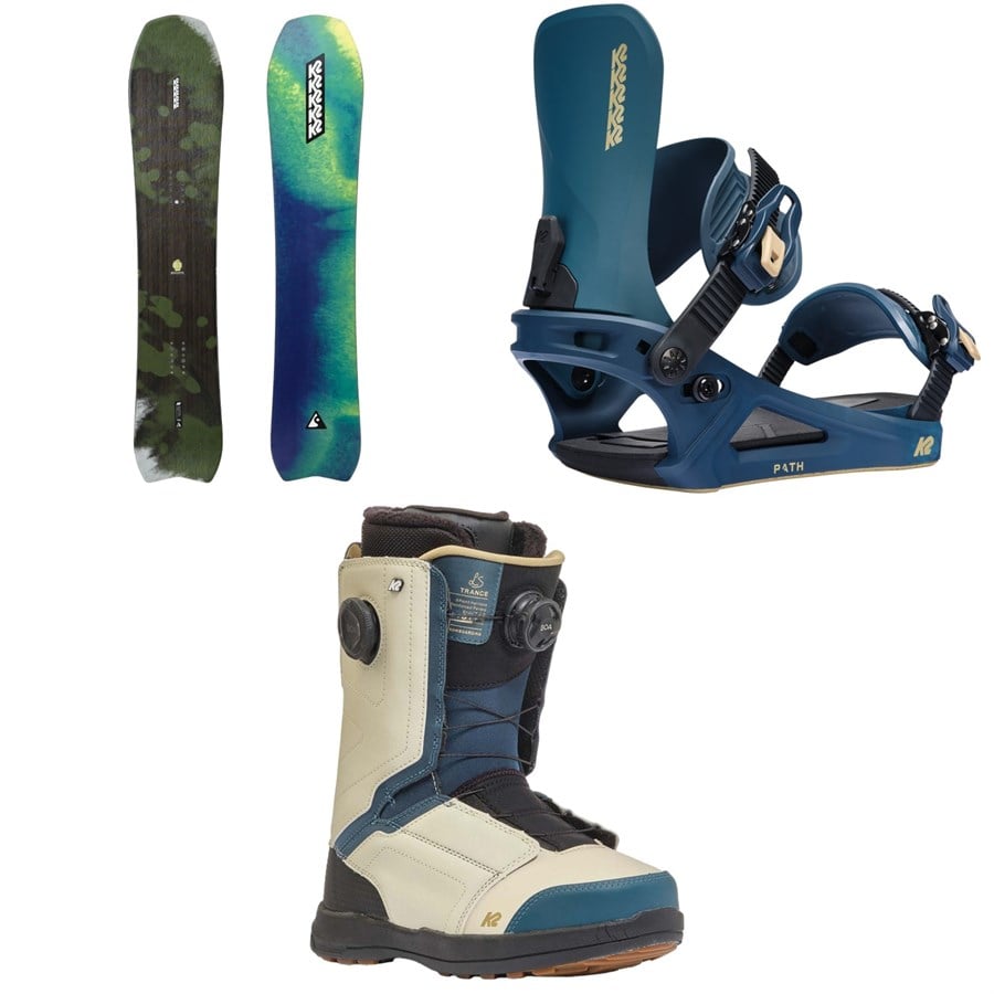 K2 Excavator Snowboard + Path Snowboard Bindings+ Trance Snowboard Boots - Women's 2025