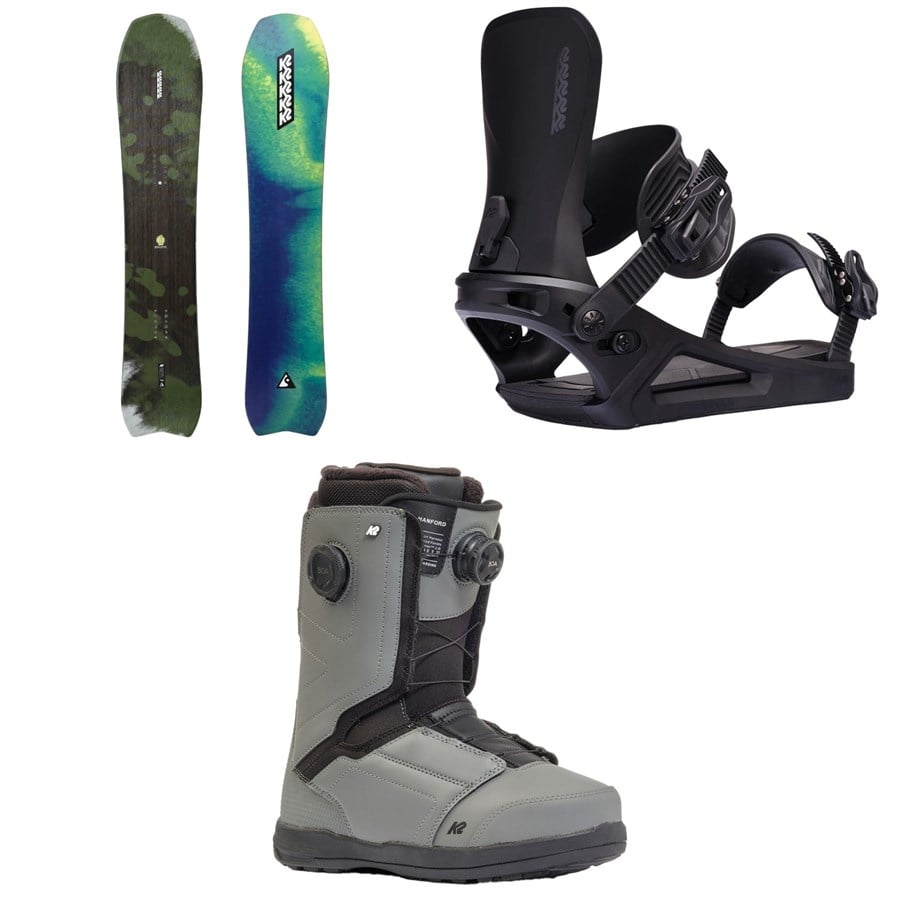 K2 Excavator Snowboard + Program Snowboard Bindings + Hanford Snowboard Boots 2025