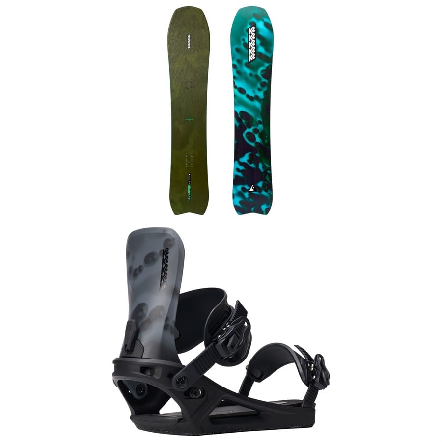 K2 Excavator Snowboard + Program Snowboard Bindings 2026