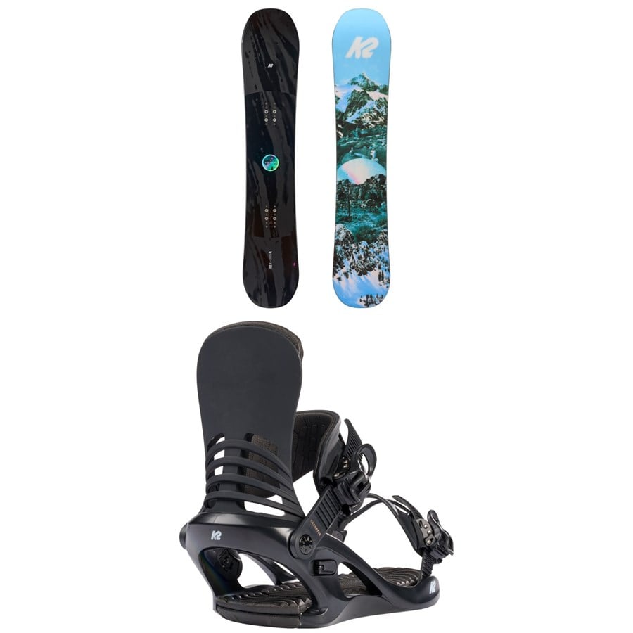 K2 Extravision Snowboard + Cassette Snowboard Bindings - Women's 2026