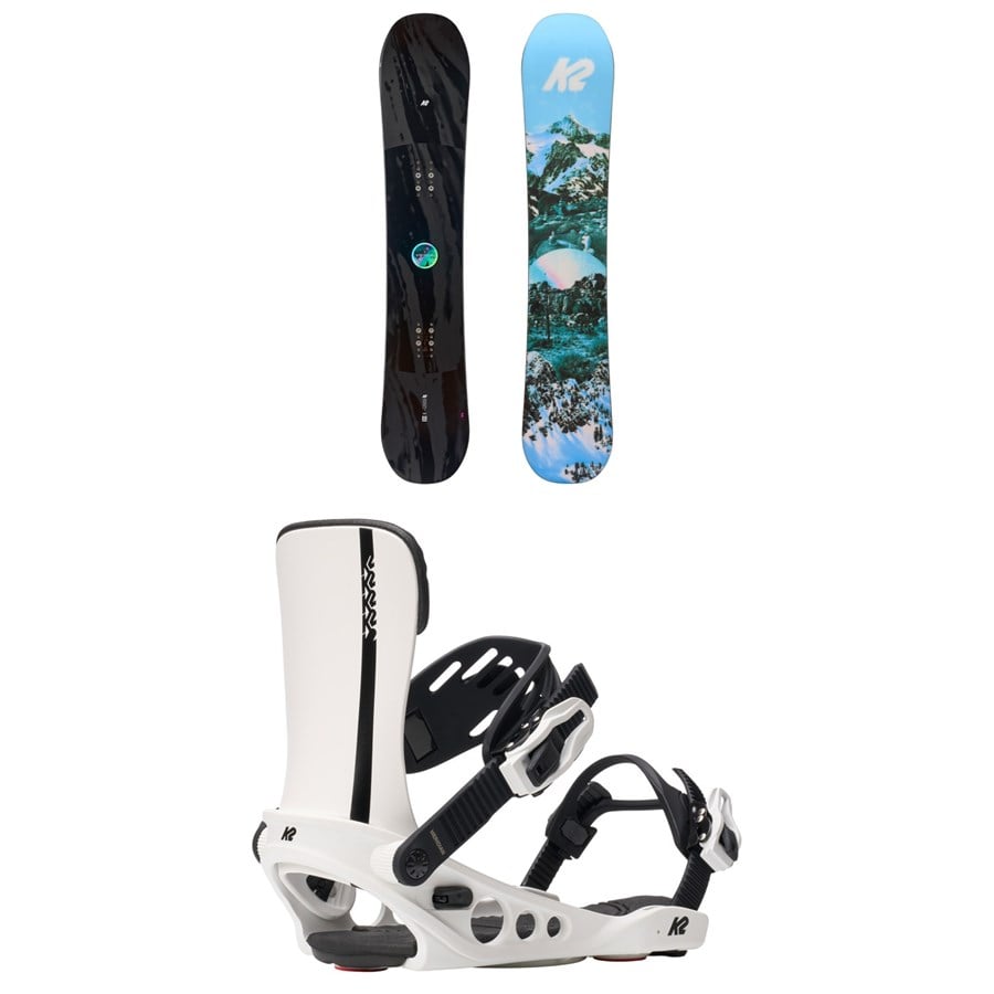 K2 Extravision Snowboard + Meridian Snowboard Bindings - Women's 2026
