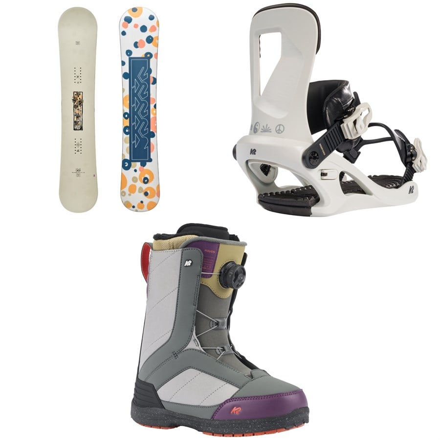 K2 First Lite Snowboard + Bedford Snowboard Bindings + Haven Snowboard Boots - Women's