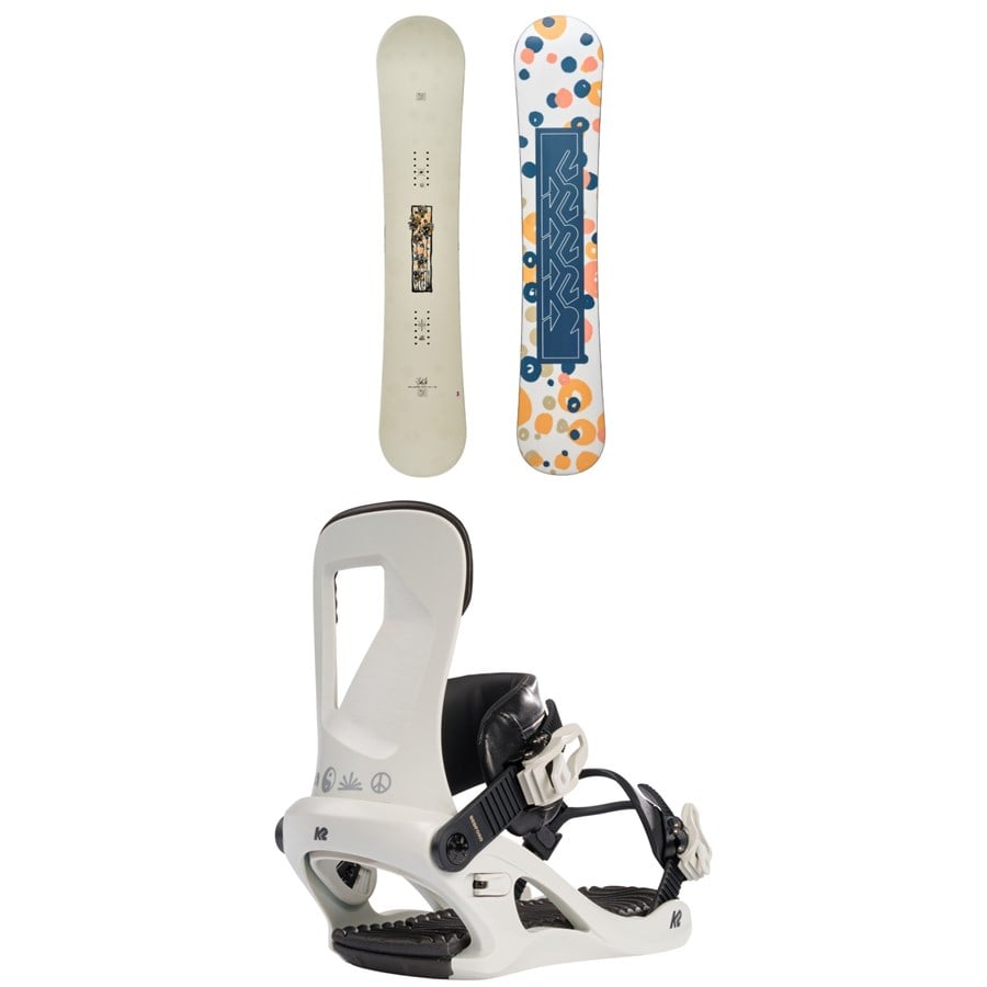 K2 First Lite Snowboard + Bedford Snowboard Bindings - Women's
