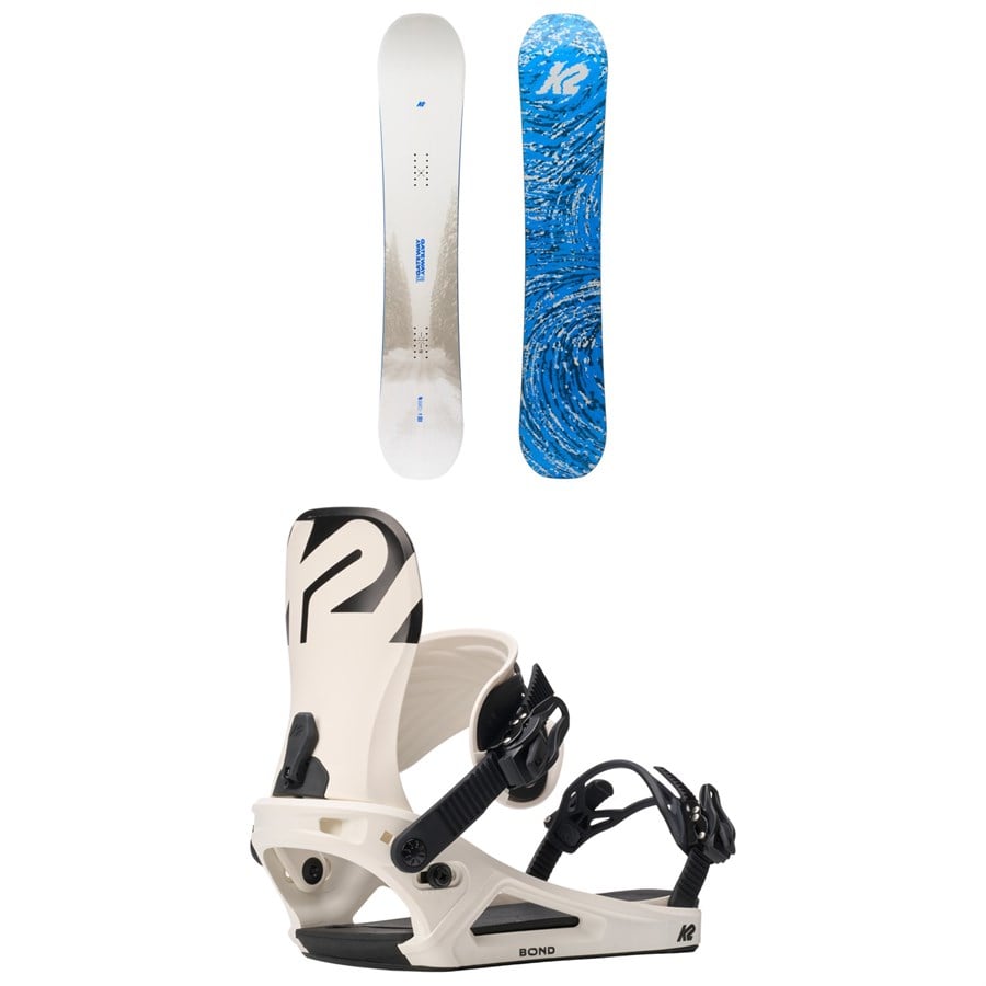 K2 Gateway Pop Snowboard + Bond Snowboard Bindings 2026