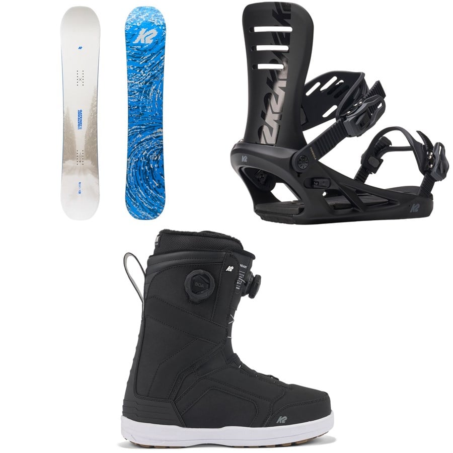 K2 Gateway Pop Snowboard + Formula Snowboard Bindings + Boundary Snowboard Boots 2026