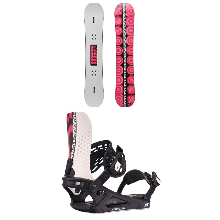K2 Hypnotist Snowboard + Edition Snowboard Bindings 2025