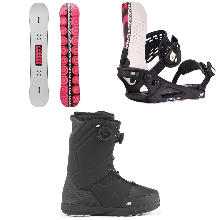 K2 Hypnotist Snowboard + Edition Snowboard Bindings + Maysis Snowboard Boots 2025