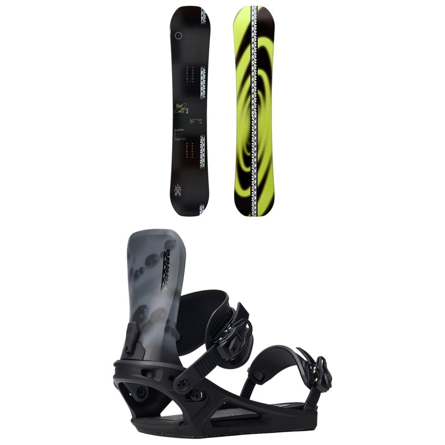 K2 Hypnotist Snowboard + Program Snowboard Bindings 2026