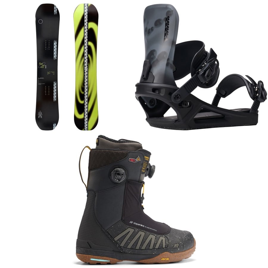 K2 Hypnotist Snowboard + Program Snowboard Bindings + Orton Snowboard Boots 2026