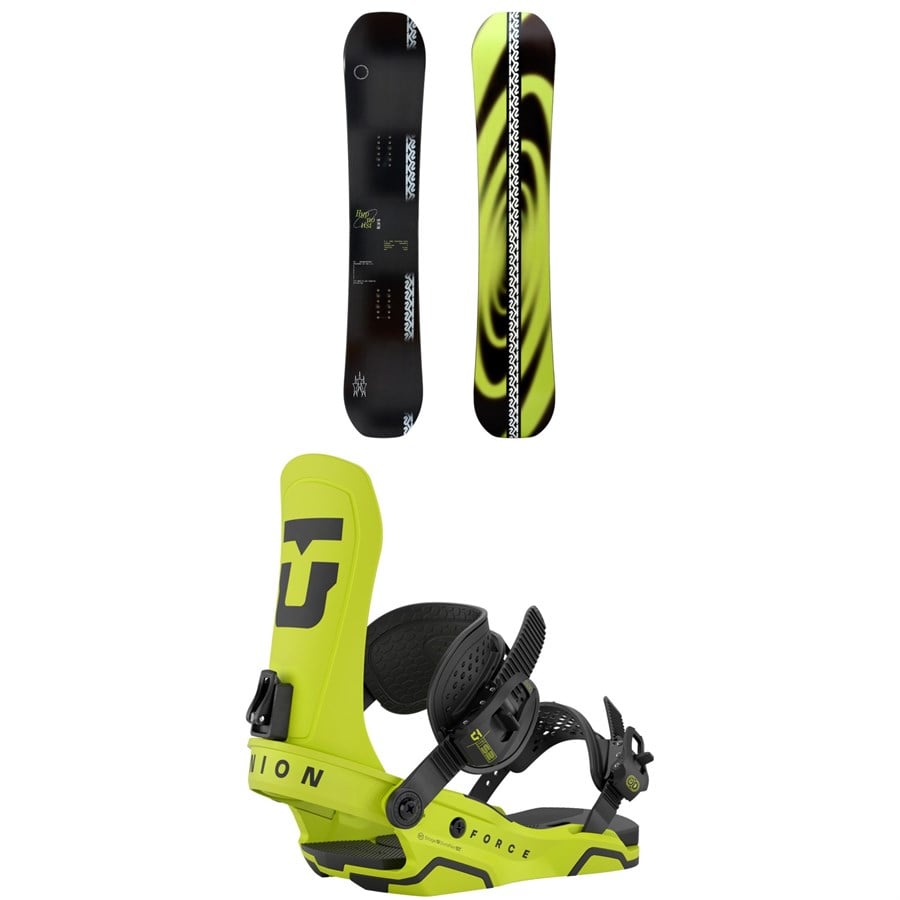 K2 Hypnotist Snowboard + Union Force Snowboard Bindings 2026